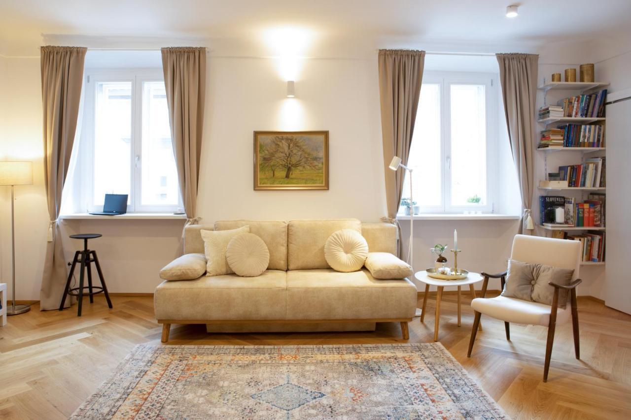 Stylish Apartment In Historical Center Liubliana Exterior foto