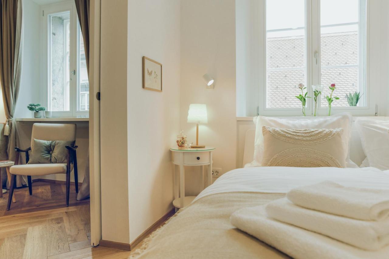 Stylish Apartment In Historical Center Liubliana Exterior foto